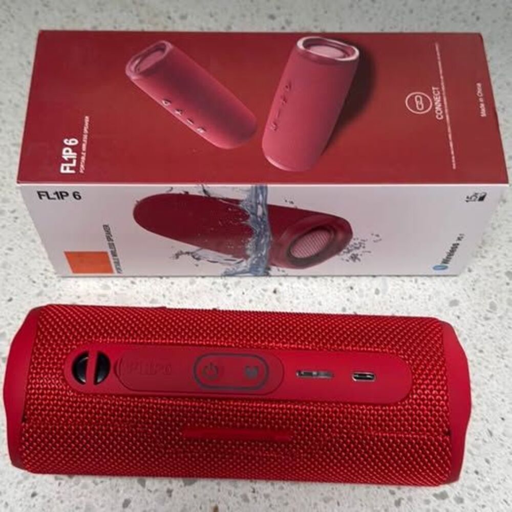 Flip 6 Bluetooth Speaker Red NEW